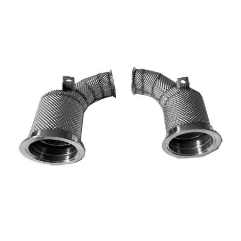 Porsche Panamera 971 2.9L Turbo Exhaust Catalytic Converters With Heat Shield - Top Gear