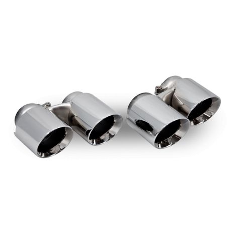 Porsche 911 991.1 Carrera Twin Exhaust Tailpipes - Top Gear