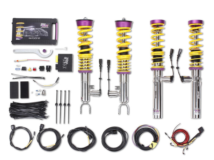 Porsche 997 carrera 2 / carrera 2s coupe dynamic damping control with ecu coilover kit - KW Suspension