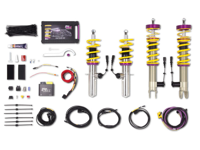 Porsche 991.1 carrera 2 / 2s / 4 / 4s dynamic damping control with ecu coilover kit - KW Suspension