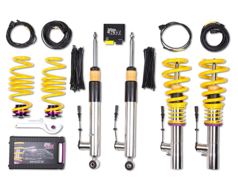 Porsche 958 Cayenne dynamic damping control with ecu coilover kit - KW Suspension