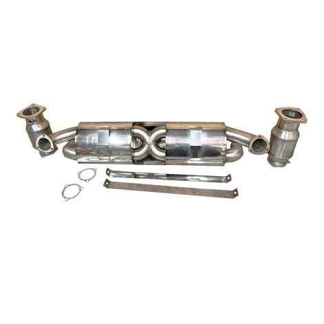 Porsche 911 996 Turbo Linked Silencers Performance Exhaust - Top Gear