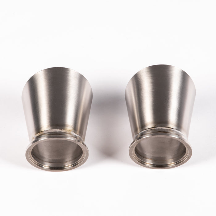 Porsche 718 Titanium Megaphone Exhaust Tips (Polished) - JCR Exhaust