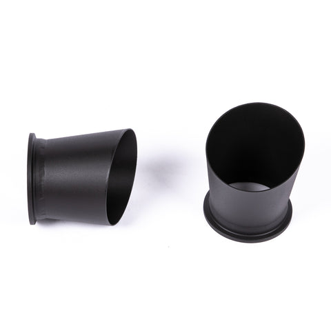 Porsche 718 Titanium Megaphone Exhaust Tips (Black Coated) - JCR Exhaust