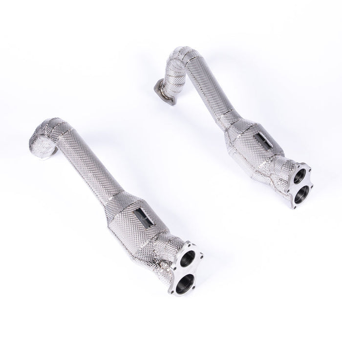 Porsche 718 Inconel Link Pipes GTS | GT4 | Spyder 4.0 (Race Cats) - JCR Exhaust