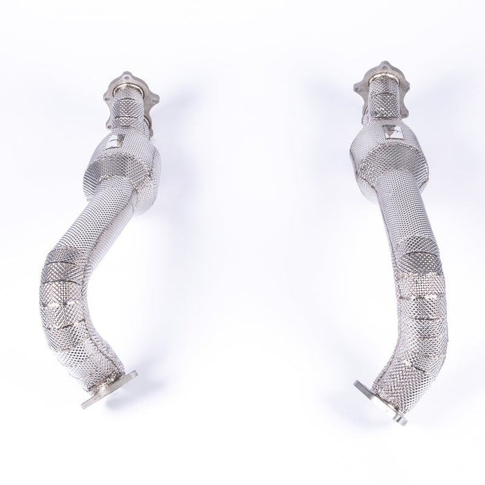 Porsche 718 Inconel Link Pipes GTS | GT4 | Spyder 4.0 (Race Cats) - JCR Exhaust