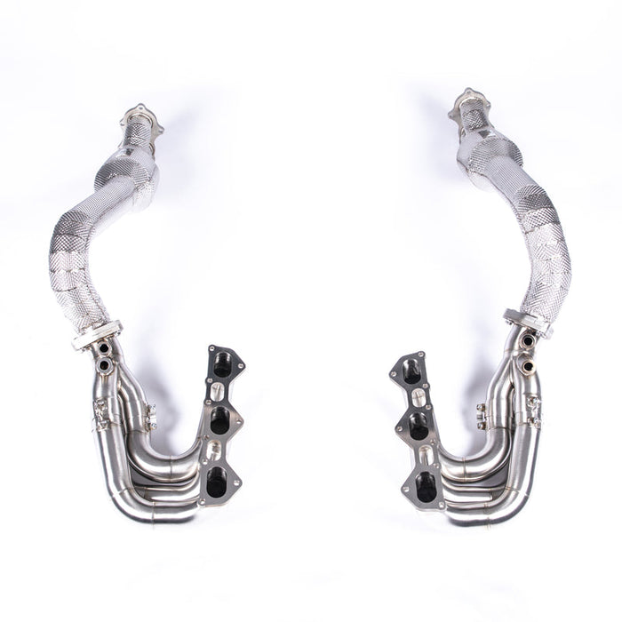 Porsche 718 Inconel Race Manifold & Link Pipe GTS | GT4 | Spyder 4.0 (Race Cats) - JCR Exhaust