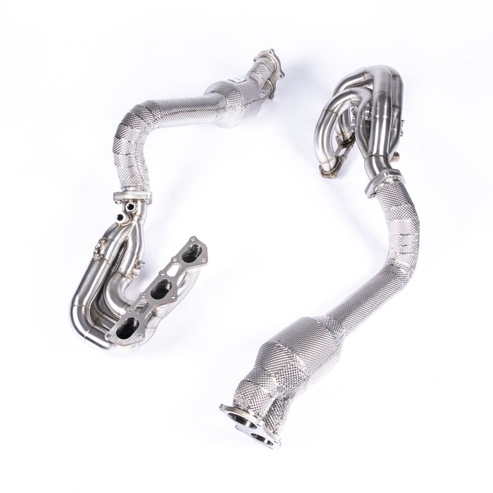 Porsche 718 Inconel Race Manifold & Link Pipe GTS | GT4 | Spyder 4.0 (Race Cats) - JCR Exhaust