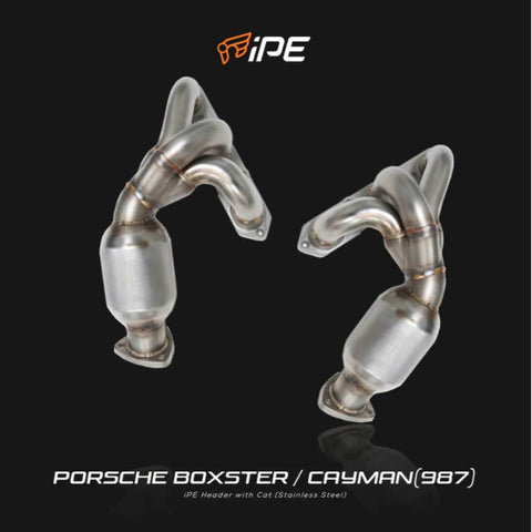 Porsche 987.1 Boxster 987.1 Cayman 2005 - 2009 Header with Cat Pipe - IPE Exhaust