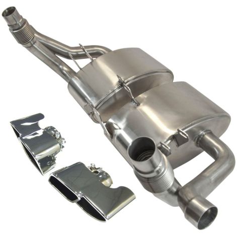 Porsche 911 997.1 Carrera Gen 1 Exhaust Silencers w/ Tailpipes - Top Gear
