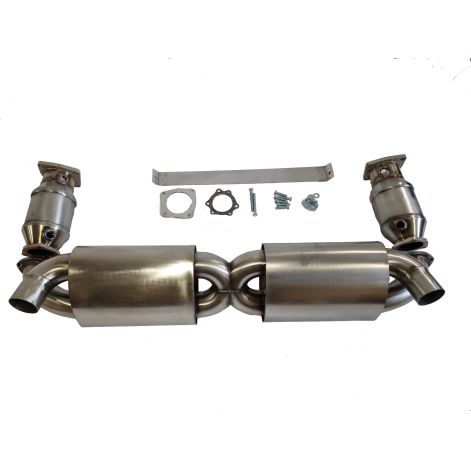 Porsche 911 997.1 Turbo Linked Silencers Performance Exhaust - Top Gear