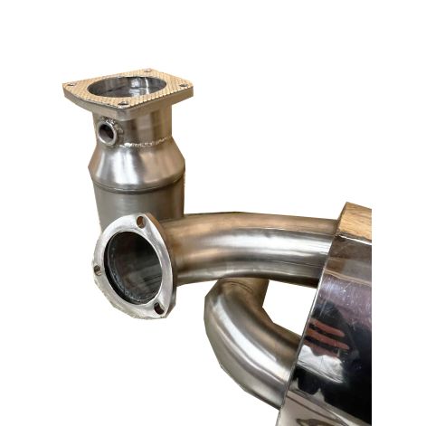Porsche 911 996 Turbo Linked Silencers Performance Exhaust - Top Gear