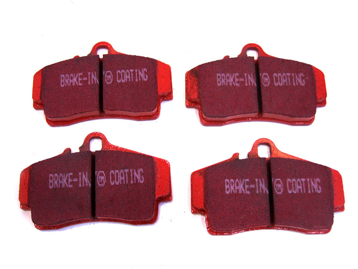 Porsche 996 / 997 / 986 Boxster / 987 Boxster / 987C Cayman RED Brake Pads 'Road' Rear - EBC Brakes