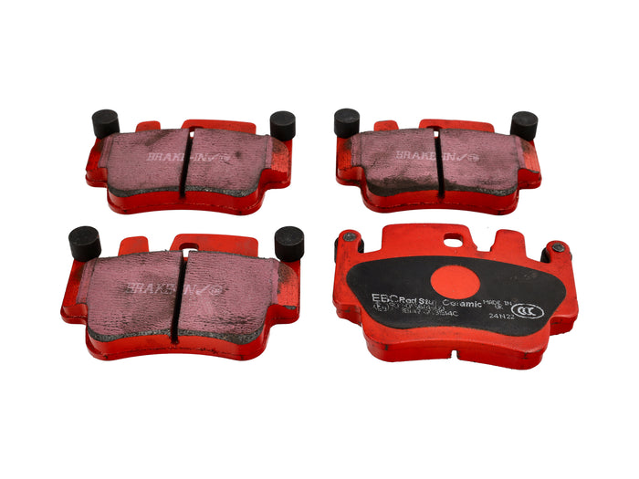 Porsche 996 / 997 / 986 / 987 Boxster / 987 Cayman RED Brake Pads 'Road' Front - EBC Brakes