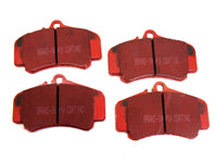 Porsche 997 3.6L TURBO/GT3 / 996 GT2/GT3 RED Brake Pads 'Road' Front - EBC Brakes