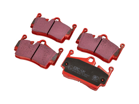 Porsche 987 Boxster / 987 Cayman RED Brake Pads 'Road' Rear - EBC Brakes