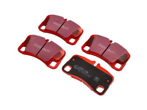 Porsche 997 Turbo / 997.2 C2/C4 RED Brake Pads 'Road' Rear - EBC Brakes