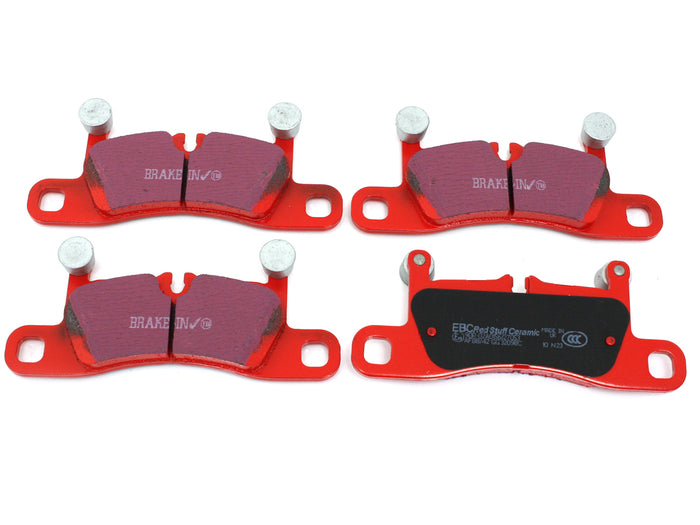 Porsche 991.1 / 991.2 / 981 Boxster Spyder Red brake pads 'Road' Rear - EBC Brakes