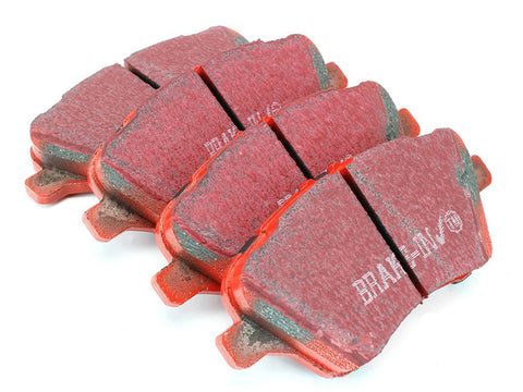 Porsche 991 3.8L RED Brake Pads 'Road' Front - EBC Brakes