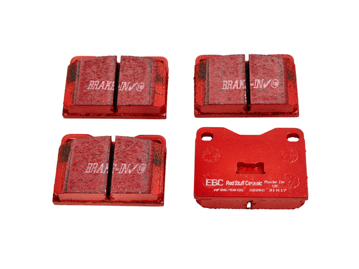 Porsche 928 / 944 RED Brake Pads 'Road' Rear - EBC Brakes