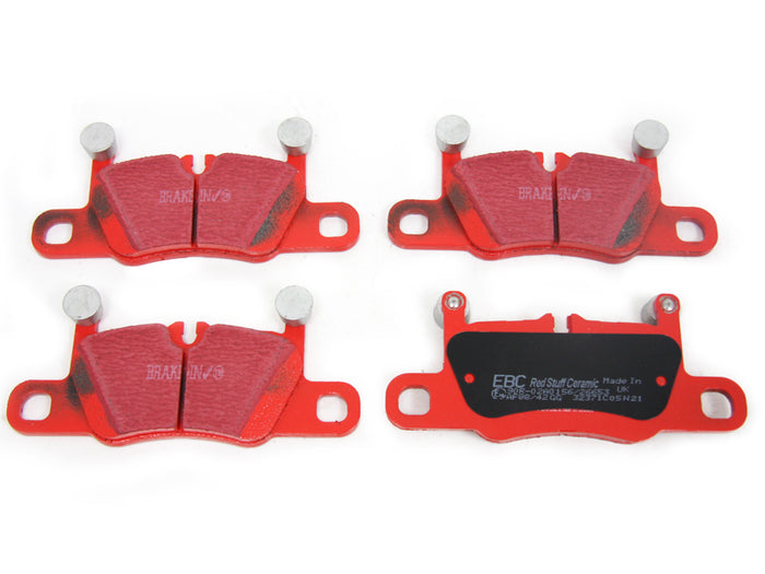 Porsche 991.1 S / 991.2 / 991.2 S EBC Red Brake Pads 'Road' Rear - EBC Brakes