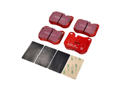 Porsche 924 / 928 / 944 RED Brake Pads 'Road' Front - EBC Brakes