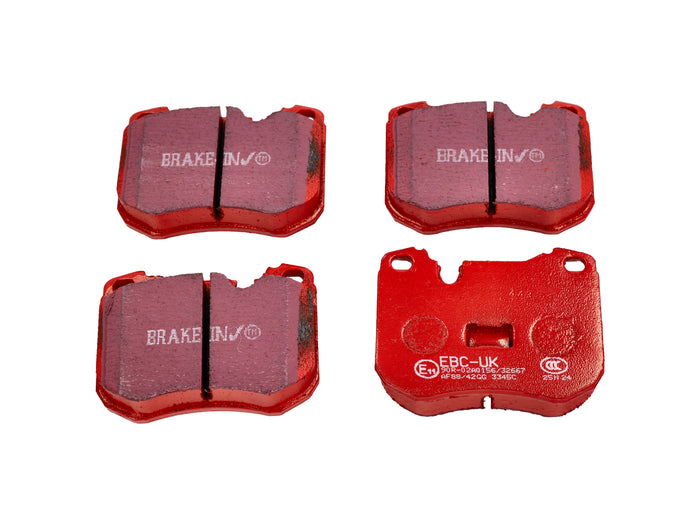 Porsche 924 / 928 / 944 RED Brake Pads 'Road' Front - EBC Brakes