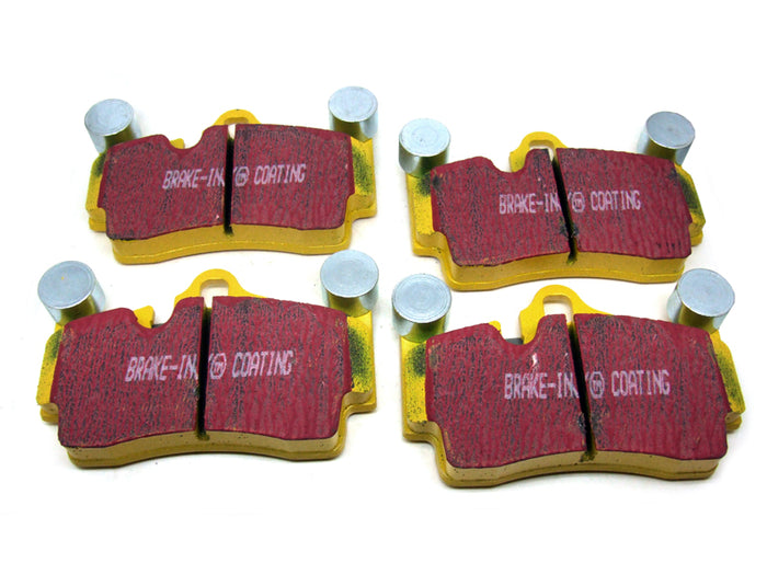 Porsche 955 Cayenne / 957 Cayenne YELLOW Brake Pads 'Fast Road' Rear - EBC Brakes