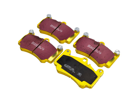 Porsche 996 Turbo / 996 GT3 / 997 C2S / 997 C4S YELLOW Brake Pads 'Fast Road' Front - EBC Brakes