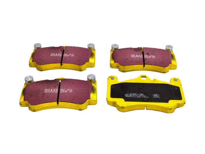 Porsche 996 Turbo / 996 GT3 / 997 C2S / 997 C4S YELLOW Brake Pads 'Fast Road' Front - EBC Brakes