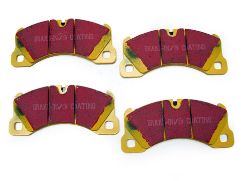 Porsche 957 Cayenne / 958 Cayenne / Panamera / Macan YELLOW Brake Pads 'Fast Road' Front - EBC Brakes