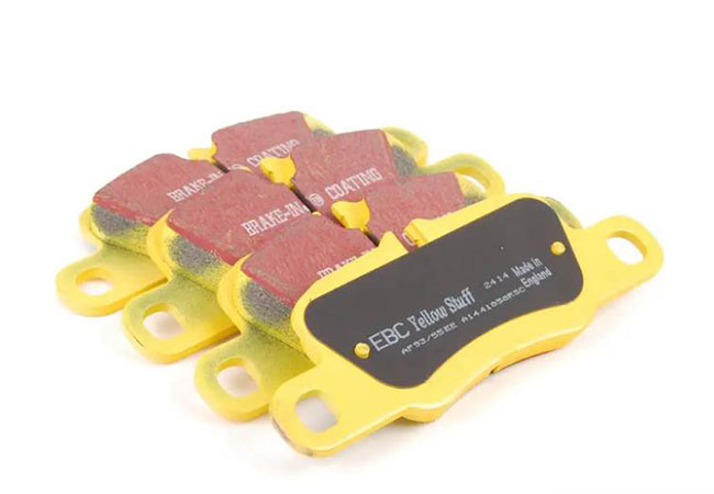 Porsche 970 Panamera YELLOW Brake Pads 'Fast Road' Front - EBC Brakes