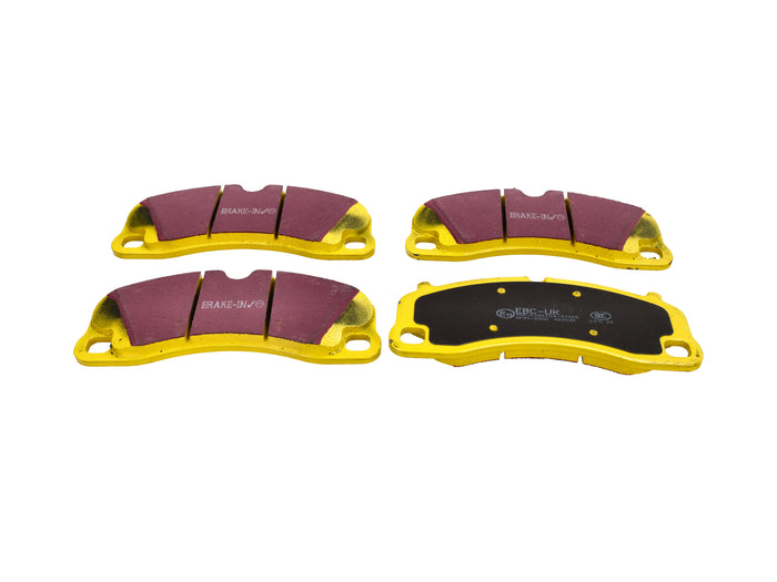 Porsche 991 GT3 / Turbo / 981 Cayman GT4 Yellow Brake Pads 'Fast Road' Front - EBC Brakes