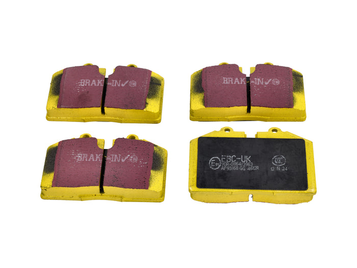 Porsche 930 / 965 / 964 / 993 / 928 / 944 / 968 YELLOW Brake Pads 'Fast Road' - EBC Brakes