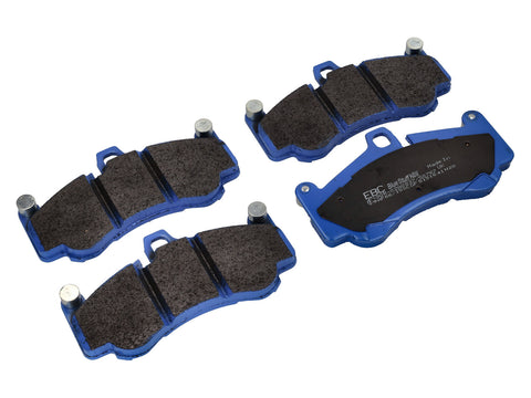 Porsche 996 Gt2/gt3 / 997 Turbo/gt3 Blue Brake Pads Ndx Race Front - EBC Brakes