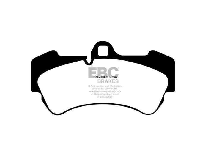 Porsche 955 / 957 Cayenne Blue brake pads NDX RACE Front - EBC Brakes