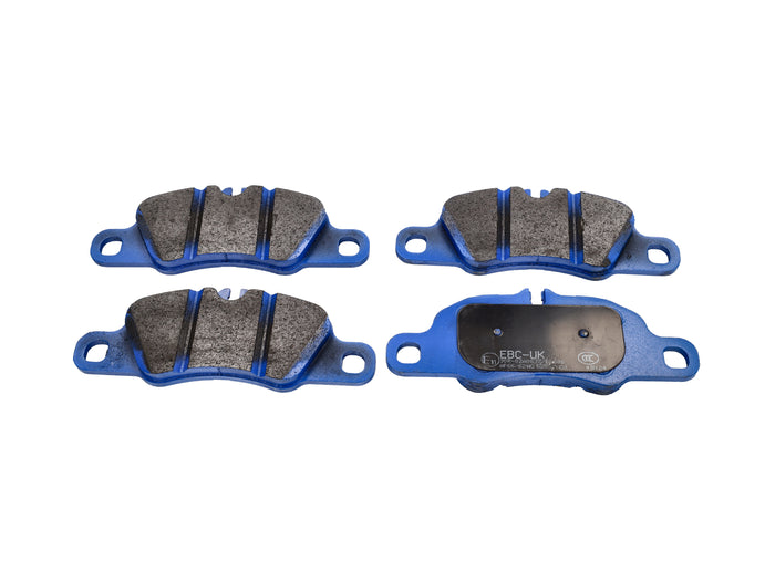 Porsche 997.2/ 991 / 981 / 718 Blue Brake Pads Front Street And Track - EBC Brakes