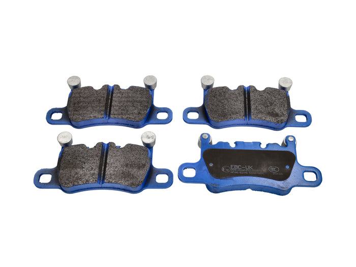 Porsche 991 Gt3 / Turbo / Cayman Gt4 Blue Brake Pads Street And Track Rear - EBC Brakes