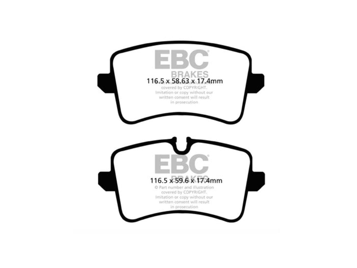 Porsche Macan GREEN Brake Pads Rear - EBC Brakes