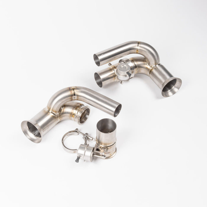 Porsche 997.1 GT3 | 997.2 GT3 | 991.1 GT3 | 991.2 GT3 Titanium Side Silencer Bypass (Valved) - JCR Development