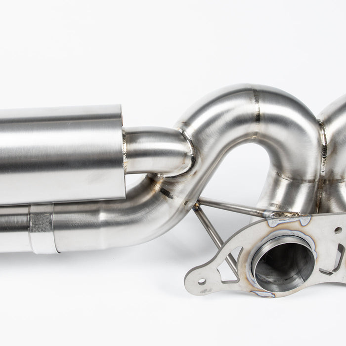 Porsche 997.1 GT3 | 997.2 GT3 | 991.1 GT3 | 991.2 GT3 Titanium Superlight Race Pipe (Valved) - JCR Development