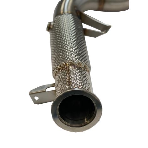 Porsche Macan 3.0/3.6T Decat Exhaust Downpipes With Thermal Heat Shield - Top Gear