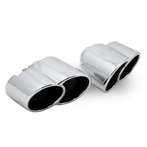 Porsche 911 996 Carrera Twin Exhaust Tailpipes - Top Gear