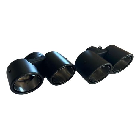 Porsche 911 997.2 Turbo Carbon Twin Exhaust Tailpipes - Top Gear