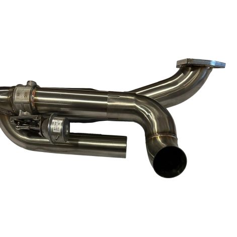Porsche 911 991 Carrera Valved Rear X-Pipe - Top Gear