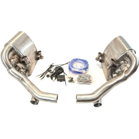 Porsche 911 997.2 Carrera Valved Cat Back Exhaust Silencers - Top Gear