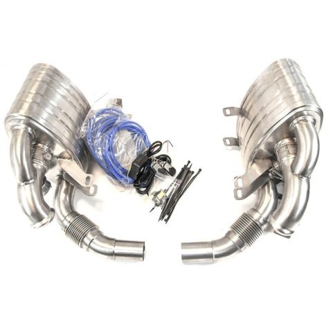 Porsche 911 996 Carrera Valved Exhaust Silencer (Cat Back) - Top Gear