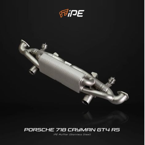 Porsche 982 | 718 Spyder RS | 718 Cayman GT4 RS 2022 - Current Rear Valvetronic System - IPE Exhaust