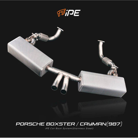 Porsche 987.1 Boxster 987.1 Cayman 2005 - 2009 Cat Back System - IPE Exhaust