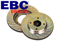 Porsche 911 / 912 Turbo Groove Brake Discs Rear - EBC Brakes